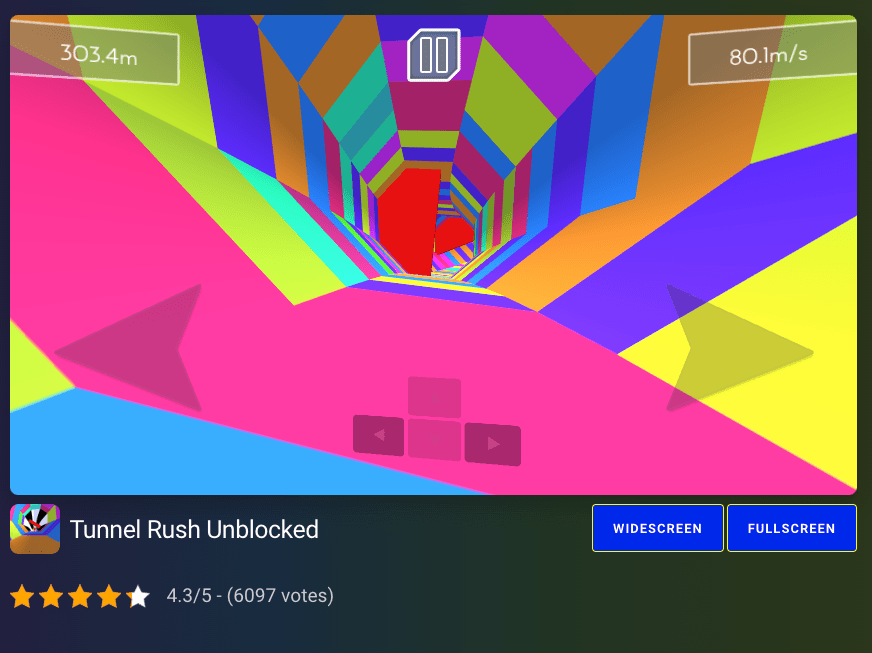 tunnel rush unblocked